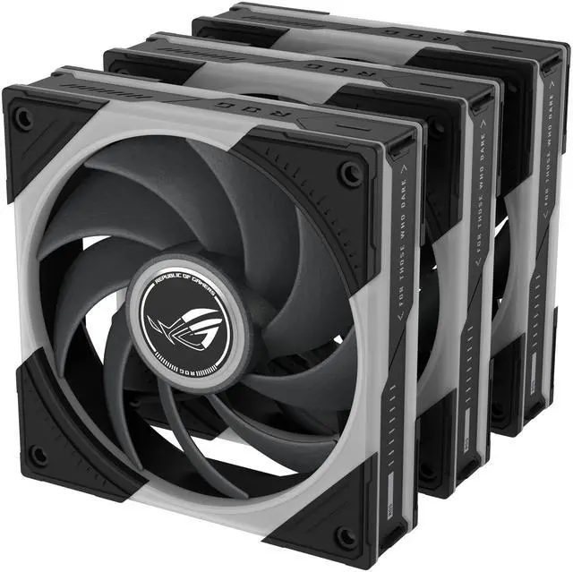 Alt view image 17 of 20 - ASUS ROG Eurux GR120 ARGB PWM Fan Triple Pack 120mm PWM Fan, 2600RPM, Patented Daisy-Chained Design, Exclusive Lighting Effects and Customizations, Exclusive Fan Hub