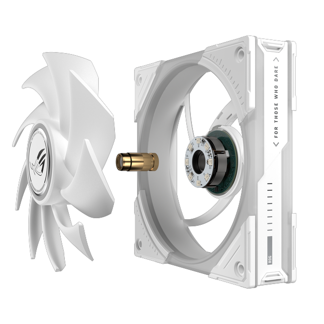 Alt view image 14 of 20 - ASUS ROG Eurux GR120 ARGB Fan Single Pack, Black, 120mm, 30mm Thick, Up to 2600 RPM PWM, 85 CFM, 4.5 mmH2O, 33 dBA Max, Aura Sync