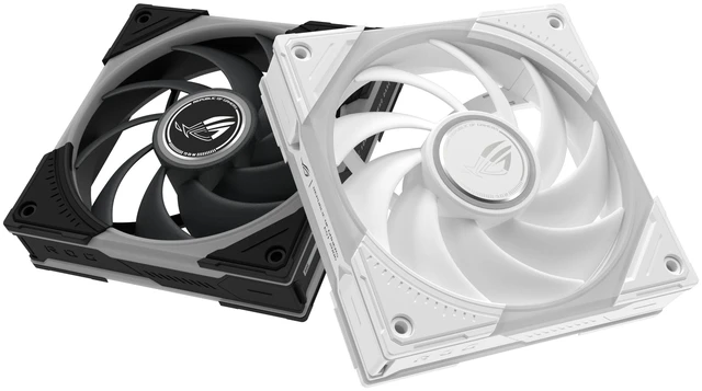 Alt view image 19 of 20 - ASUS ROG Eurux GR120 ARGB Fan Single Pack, Black, 120mm, 30mm Thick, Up to 2600 RPM PWM, 85 CFM, 4.5 mmH2O, 33 dBA Max, Aura Sync
