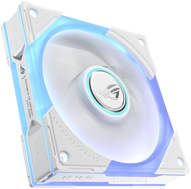 Alt view image 2 of 20 - ASUS ROG Eurux GR120 ARGB Fan Single Pack, Black, 120mm, 30mm Thick, Up to 2600 RPM PWM, 85 CFM, 4.5 mmH2O, 33 dBA Max, Aura Sync