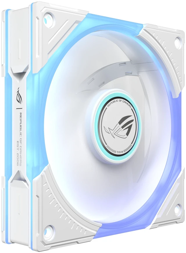 Alt view image 3 of 20 - ASUS ROG Eurux GR120 ARGB Fan Single Pack, Black, 120mm, 30mm Thick, Up to 2600 RPM PWM, 85 CFM, 4.5 mmH2O, 33 dBA Max, Aura Sync