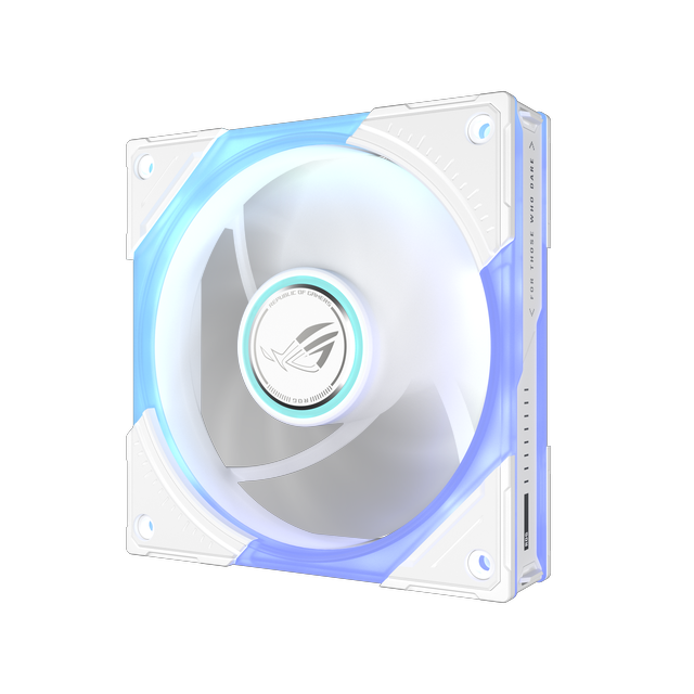 Alt view image 5 of 20 - ASUS ROG Eurux GR120 ARGB Fan Single Pack, Black, 120mm, 30mm Thick, Up to 2600 RPM PWM, 85 CFM, 4.5 mmH2O, 33 dBA Max, Aura Sync
