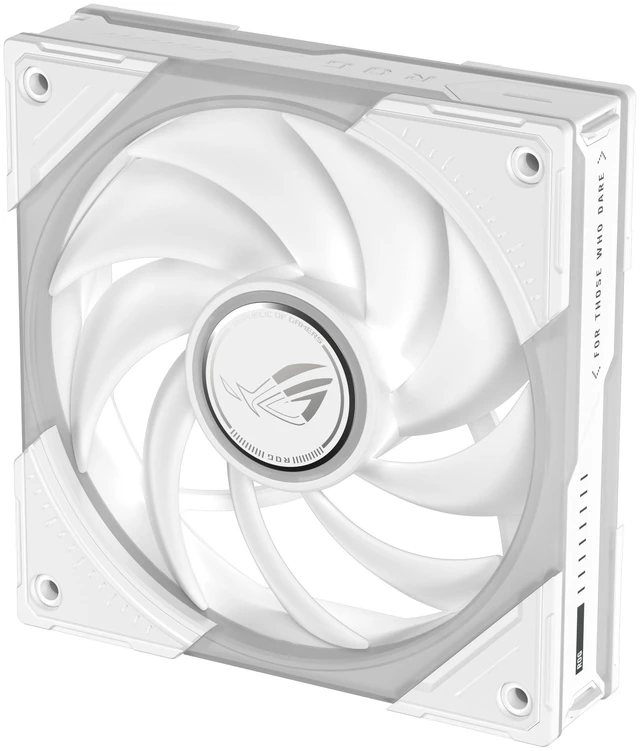 Alt view image 8 of 20 - ASUS ROG Eurux GR120 ARGB Fan Single Pack, Black, 120mm, 30mm Thick, Up to 2600 RPM PWM, 85 CFM, 4.5 mmH2O, 33 dBA Max, Aura Sync