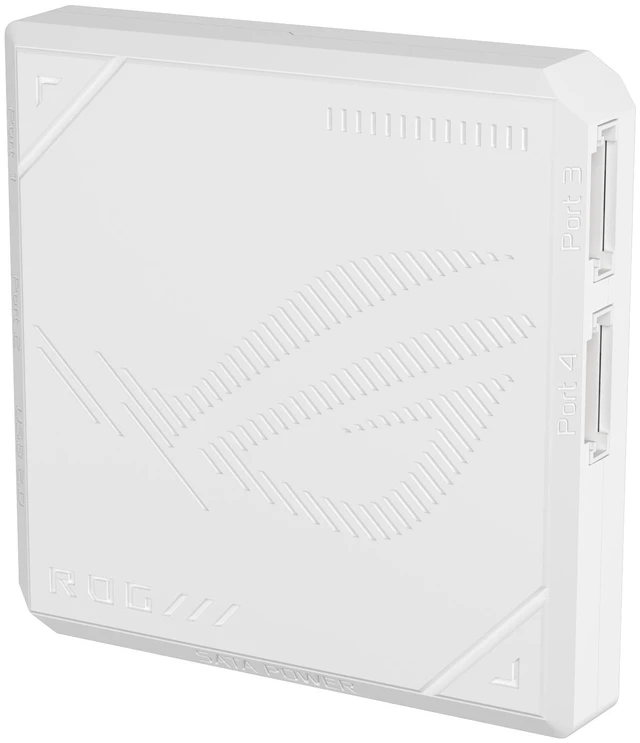 Alt view image 18 of 19 - ASUS ROG Eurux GR120 ARGB Reverse Fan Triple Pack, 120mm, 30mm Thick, Reverse Blade, Up to 2200 RPM PWM, 70 CFM, 3.0 mmH2O, 32 dBA Max, LCP Blades, Daisy Chain Connectors, 3 Lighting Zones, ROG Fan Hub Included, Aura Sync, Black