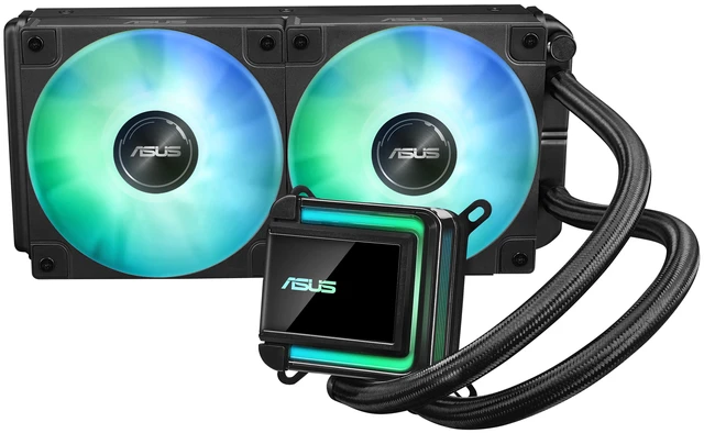 Alt view image 4 of 5 - ASUS LC 240 ARGB 240mm All-in-One Liquid CPU Cooler, 27mm Slim Radiator, 3000 RPM Pump, Daisy-Chained ARGB Fans, Aura Sync, Intel LGA 1851/1700, AMD AM5/AM4