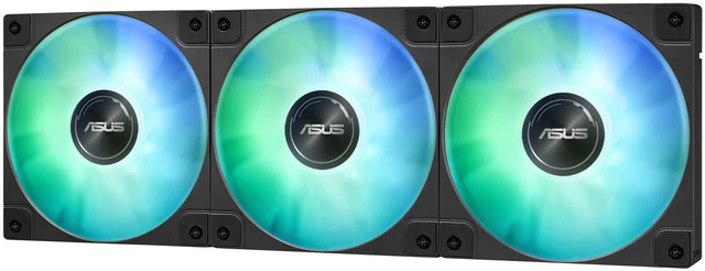 Alt view image 2 of 11 - ASUS LC 360 ARGB 360mm All-in-One Liquid CPU Cooler, 27mm Slim Radiator, 3000 RPM Pump, Daisy-Chained ARGB Fans, Aura Sync, Intel LGA 1851/1700, AMD AM5/AM4