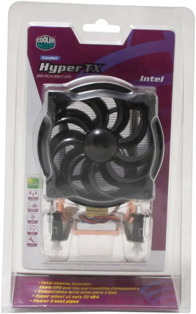 Alt view image 5 of 5 - COOLER MASTER RR-PCH-S9U1-GP 92mm CPU Cooler
