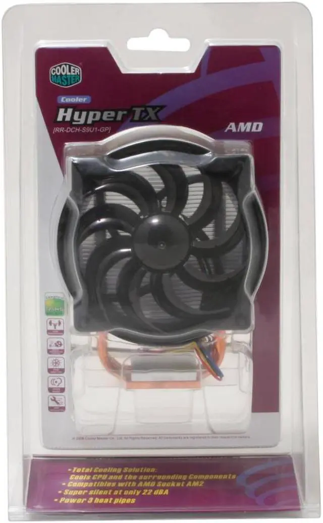 Alt view image 5 of 5 - COOLER MASTER RR-DCH-S9U1-GP 92mm CPU Cooler