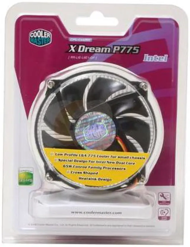 Alt view image 4 of 4 - COOLER MASTER RR-LIE-L9E1-GP 95mm Rifle CPU Cooler