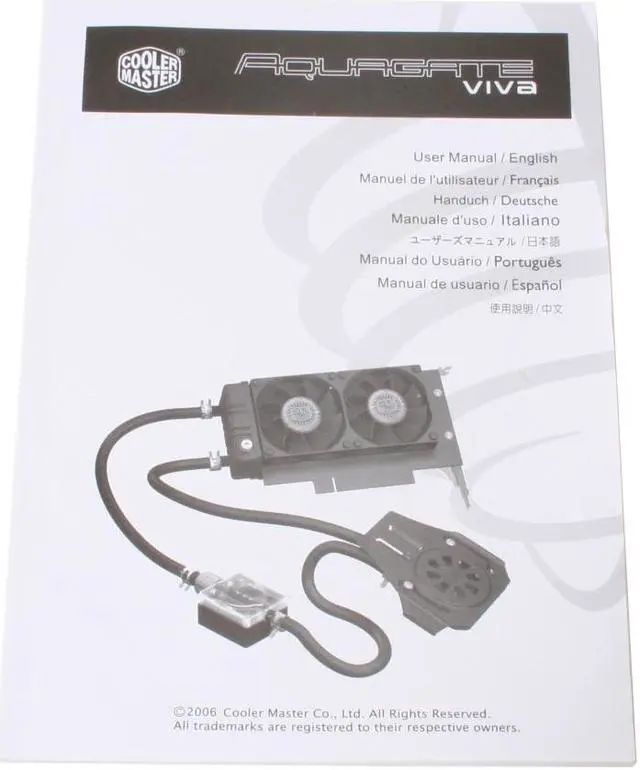 Alt view image 4 of 5 - COOLER MASTER AQUAGATE VIVA RL-M4A-E7E1-GP Liquid Cooling System