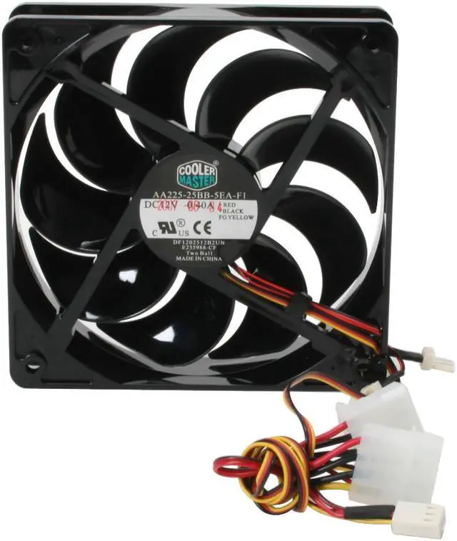 Alt view image 4 of 10 - COOLER MASTER Y720CCD-25K1-GP Case Fan