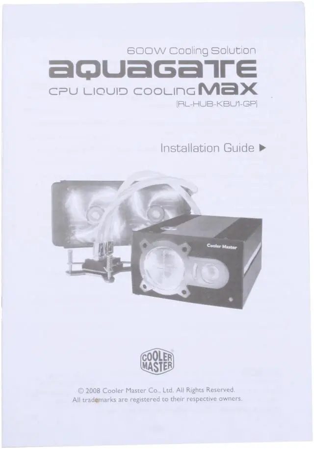 Alt view image 14 of 15 - COOLER MASTER RL-HUB-KBU1-GP Water Cooler