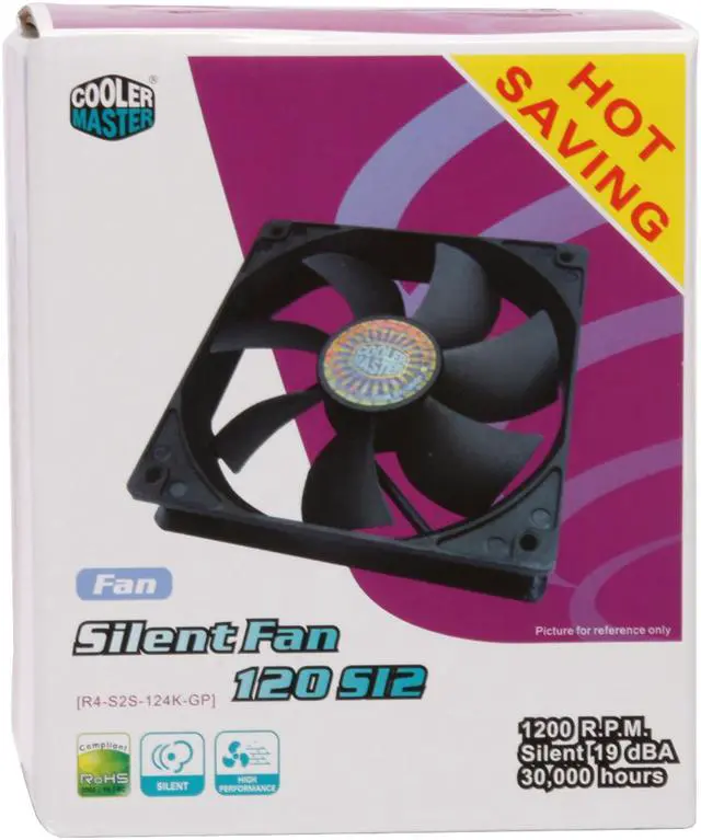 Alt view image 8 of 8 - COOLER MASTER R4-S2S-124K-GP Silent Case Fan (4-Pack)
