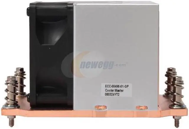 Alt view image 2 of 6 - COOLER MASTER ECC-00496-01-GP 60mm 2 Ball 2U+ Active CPU Cooling