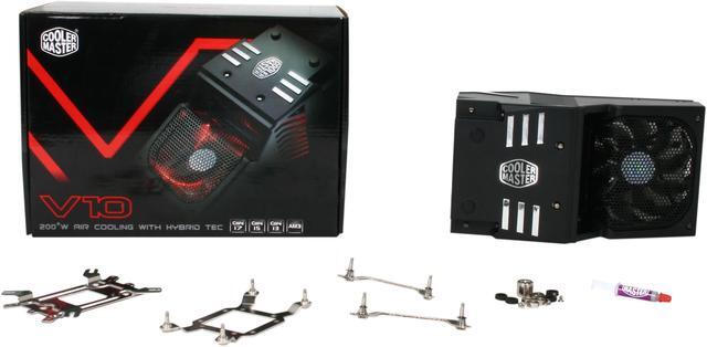 Alt view image 7 of 7 - COOLER MASTER Intel Core i7 compatible V10 Hybrid TEC RR-B2P-UV10-GP 120mm CPU Cooler