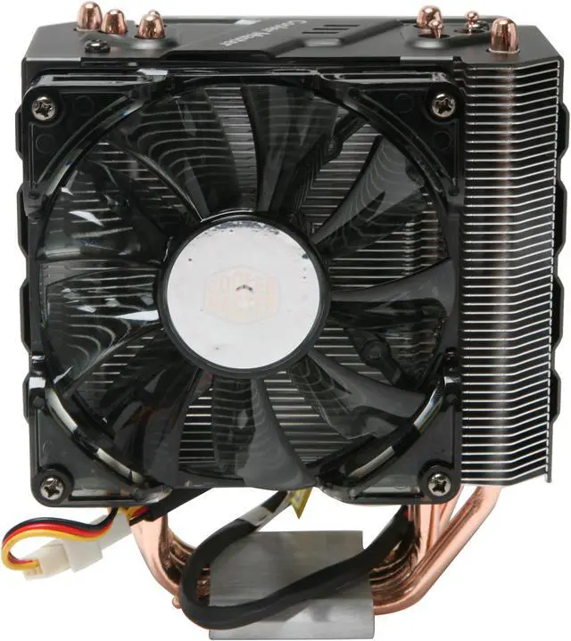 Alt view image 2 of 6 - Cooler Master Hyper N520 - CPU Cooler with Copper Base and 5 Heatpipes