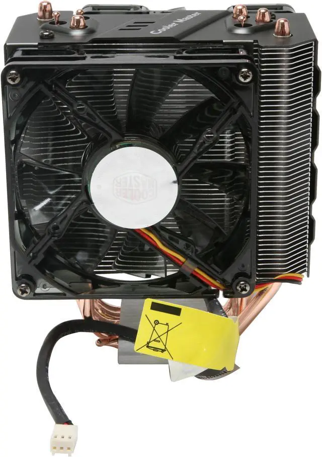 Alt view image 4 of 6 - Cooler Master Hyper N520 - CPU Cooler with Copper Base and 5 Heatpipes