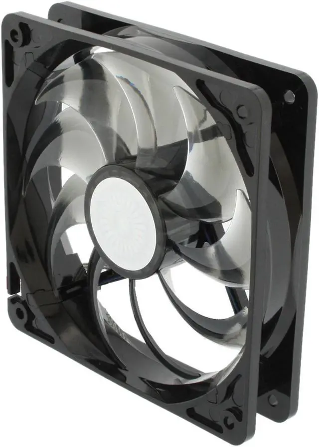 Alt view image 3 of 11 - Cooler Master SickleFlow 120 - Sleeve Bearing 120mm Blue LED Silent Fan for Computer Cases, CPU Coolers, and Radiators