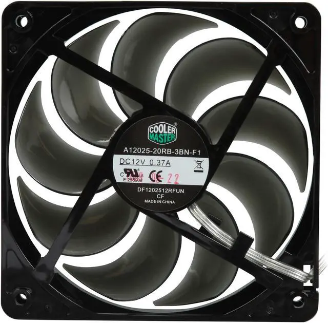 Alt view image 3 of 5 - COOLER MASTER R4-L2R-20CG-GP Green LED Case cooler