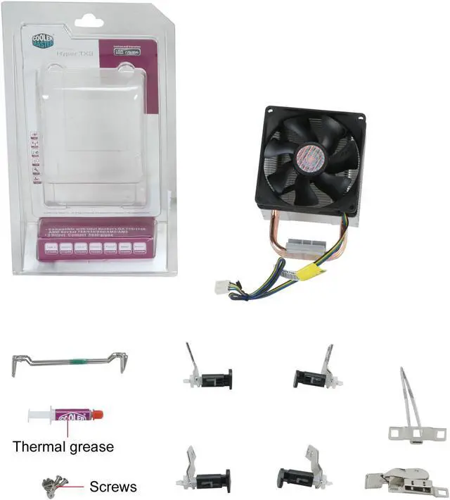 Alt view image 5 of 5 - Cooler Master Hyper TX3 - CPU Cooler with 3 Direct Contact Heatpipes
