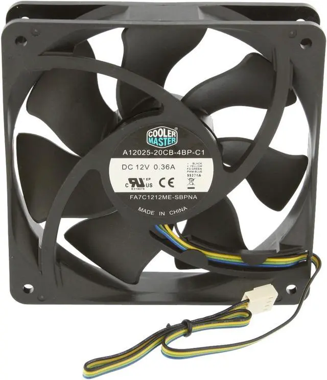 Alt view image 4 of 9 - Cooler Master Blade Master 120 - Sleeve Bearing 120mm PWM Cooling Fan for Computer Cases, CPU Coolers, and Radiators