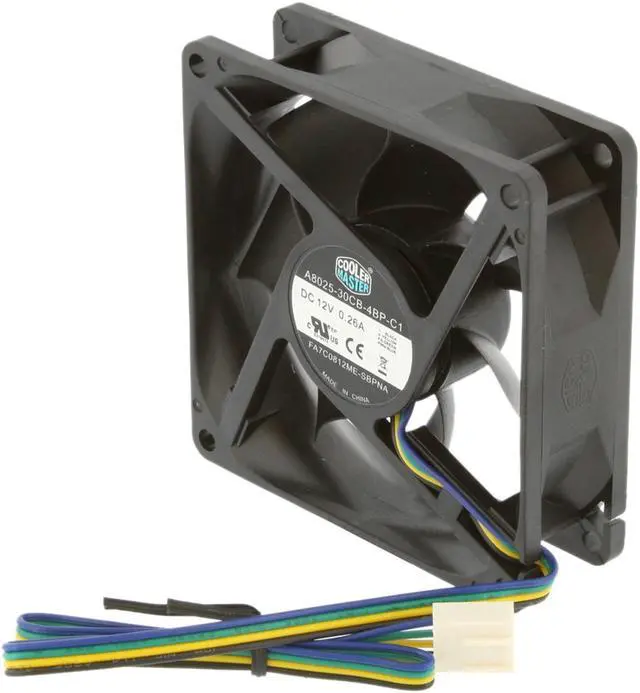 Alt view image 5 of 9 - Cooler Master Blade Master 80 - Sleeve Bearing 80mm PWM Cooling Fan for Computer Cases and CPU Coolers