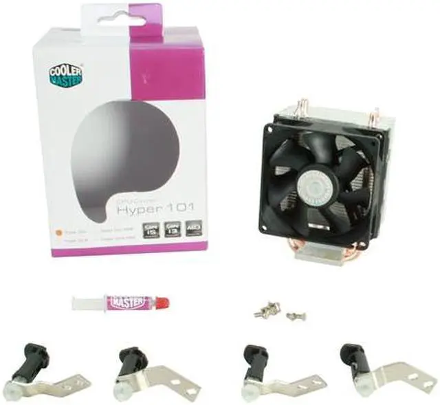 Alt view image 5 of 5 - Cooler Master Hyper 101i - CPU Cooler with Dual Direct Contact Heatpipes - Intel Version