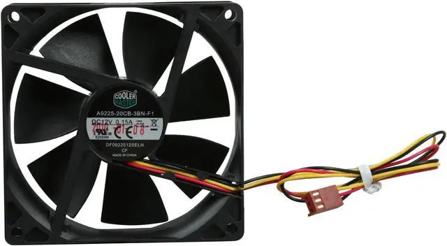 Alt view image 4 of 5 - Cooler Master Sleeve Bearing 92mm Silent Fan for Computer Cases and CPU Coolers