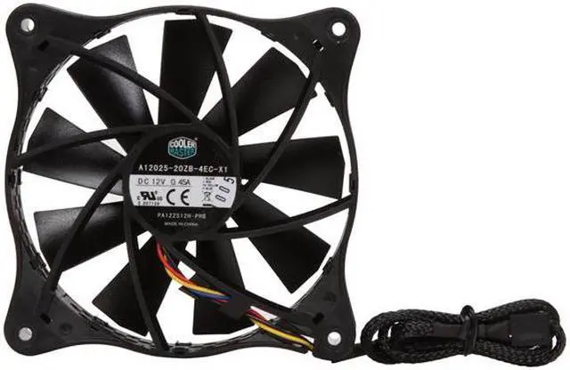 Alt view image 3 of 5 - COOLER MASTER Excalibur R4-EXBB-20PK-R0 120mm Case Fan