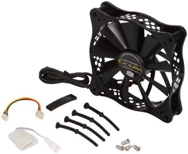 Alt view image 4 of 5 - COOLER MASTER Excalibur R4-EXBB-20PK-R0 120mm Case Fan