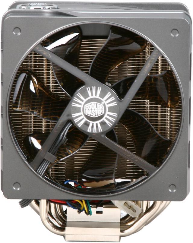 Alt view image 6 of 8 - Cooler Master V6 GT - CPU Cooler with Dual 120 mm PWM Fans and 6 Heatpipes
