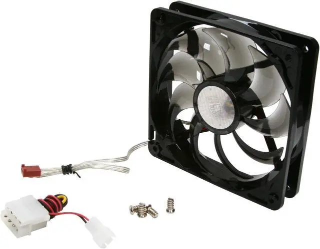 Alt view image 4 of 5 - Cooler Master SickleFlow 120 - Sleeve Bearing 120mm Red LED Silent Fan for Computer Cases, CPU Coolers, and Radiators