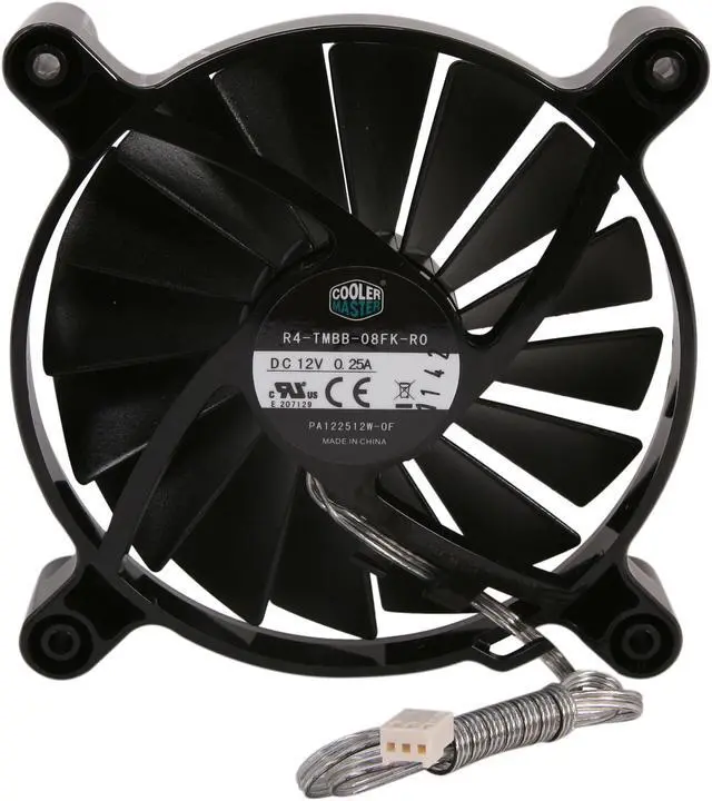 Alt view image 4 of 6 - COOLER MASTER Turbine Master MACH0.8 R4-TMBB-08FK-R0 Case Fan