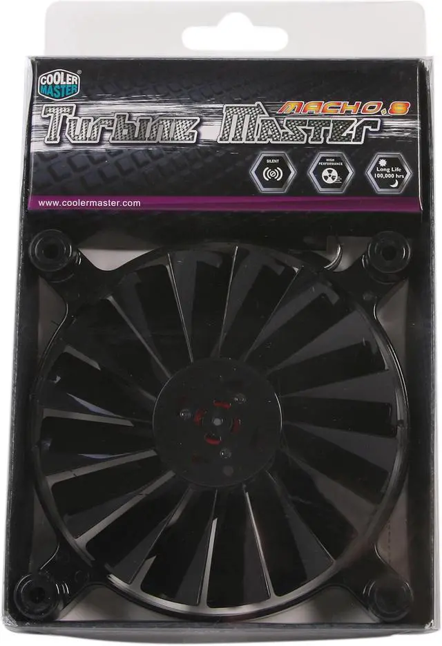 Alt view image 6 of 6 - COOLER MASTER Turbine Master MACH0.8 R4-TMBB-08FK-R0 Case Fan