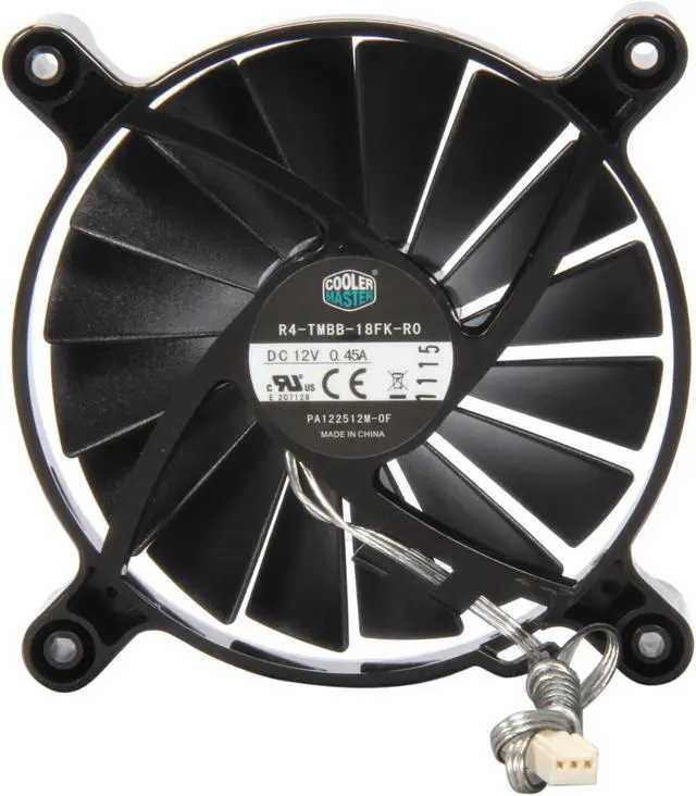 Alt view image 4 of 6 - COOLER MASTER Turbine Master MACH1.8 R4-TMBB-18FK-R0 120mm 1800 RPM Case Fan