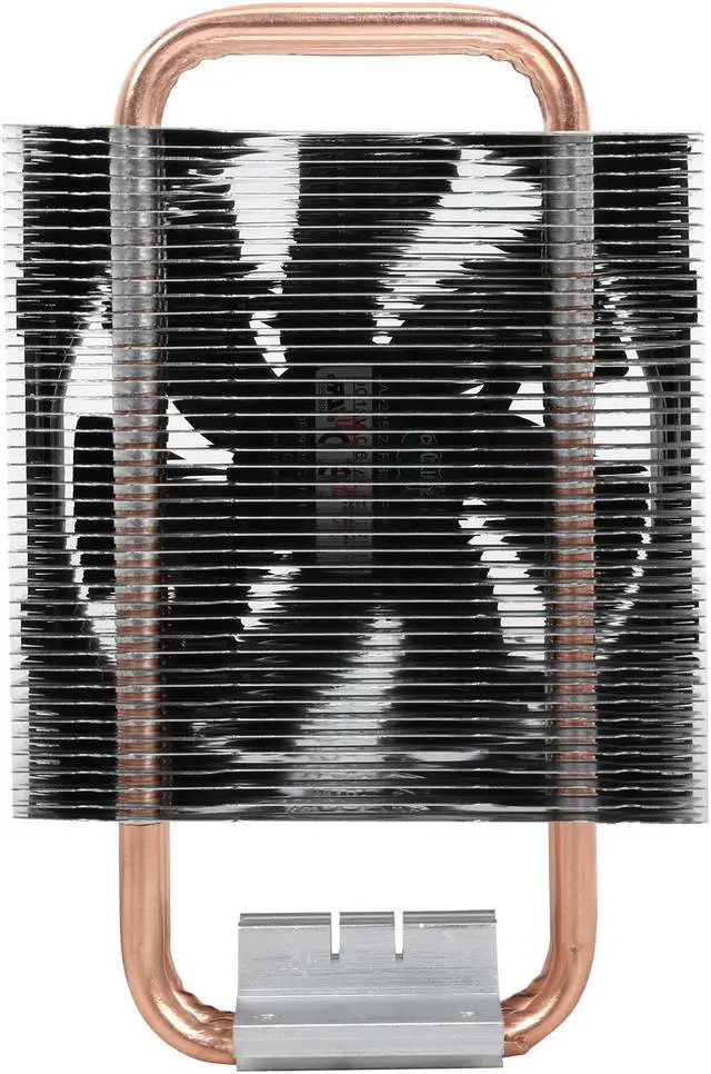 Alt view image 5 of 8 - Cooler Master Hyper T2 Compact CPU Cooler  Dual Looped, CDC Heatpipes, 92mm PWM Fan, Aluminum Fins for AMD Ryzen/Intel LGA1200/1151