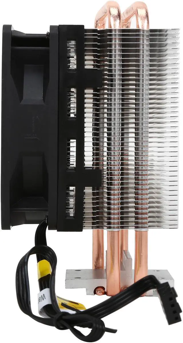Alt view image 6 of 8 - Cooler Master Hyper T2 Compact CPU Cooler  Dual Looped, CDC Heatpipes, 92mm PWM Fan, Aluminum Fins for AMD Ryzen/Intel LGA1200/1151