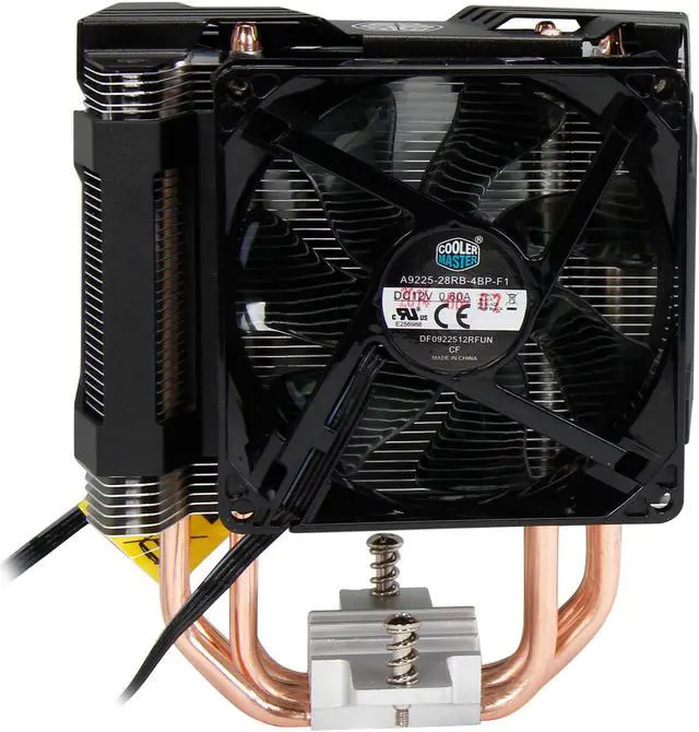 Alt view image 7 of 9 - Cooler Master Hyper D92 - CPU Air Cooler with Dual 92mm Offset Push-Pull Fans and Accelerated Cooling System
