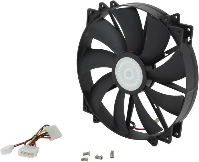 Alt view image 5 of 6 - Cooler Master MegaFlow 200 - Sleeve Bearing 200mm Silent Fan for Computer Cases (Black)