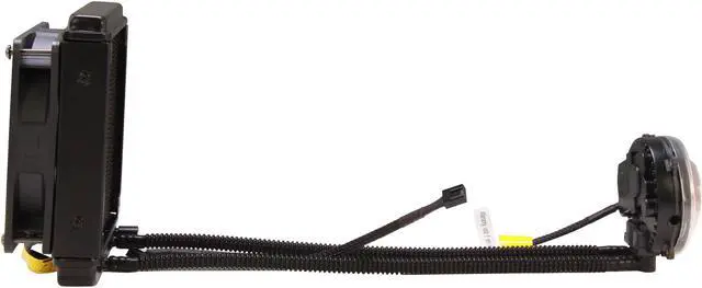 Alt view image 3 of 5 - Cooler Master Seidon 120M - All-In-One CPU Liquid Water Cooling System with 120mm Radiator and Fan