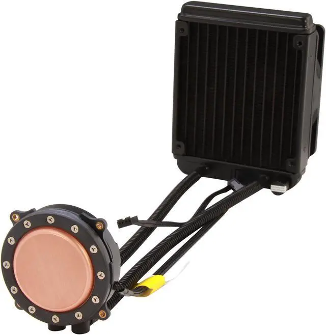 Alt view image 4 of 5 - Cooler Master Seidon 120M - All-In-One CPU Liquid Water Cooling System with 120mm Radiator and Fan