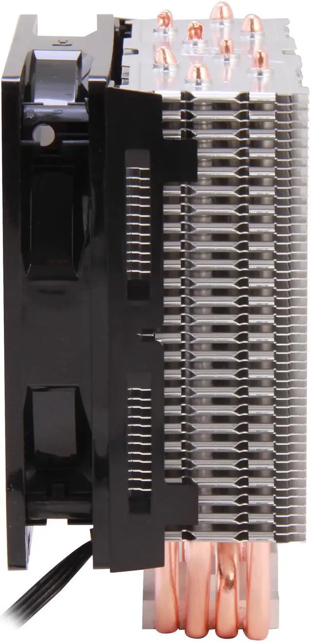 Alt view image 3 of 6 - Cooler Master Hyper T4 - CPU Cooler with 4 Direct Contact Heatpipes