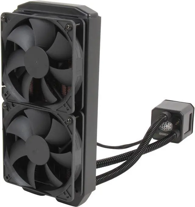 Main image of Cooler Master Eisberg 240L Prestige – High Performance All-In-One CPU Liquid Water Cooling System with 240mm Copper Radiator
