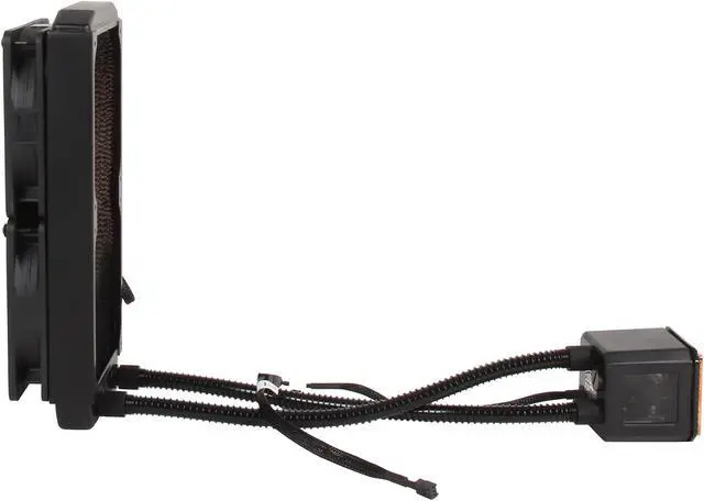 Alt view image 3 of 6 - Cooler Master Eisberg 240L Prestige – High Performance All-In-One CPU Liquid Water Cooling System with 240mm Copper Radiator