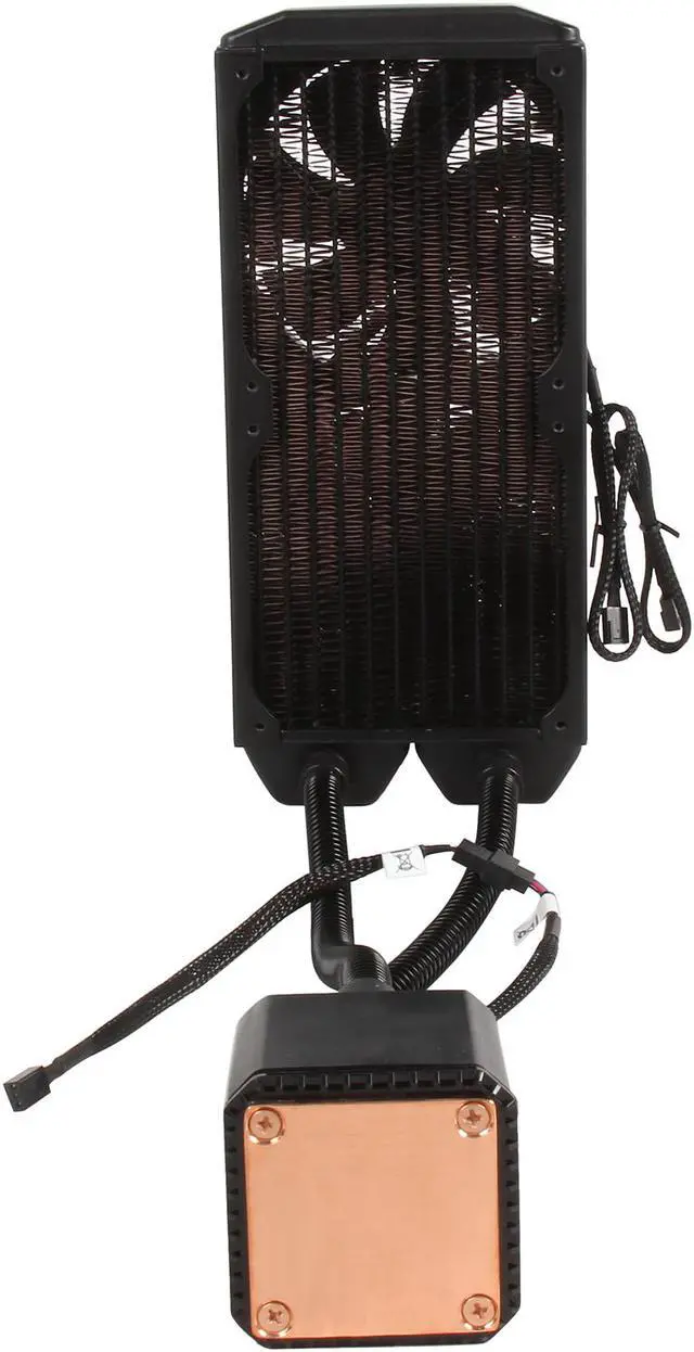 Alt view image 4 of 6 - Cooler Master Eisberg 240L Prestige – High Performance All-In-One CPU Liquid Water Cooling System with 240mm Copper Radiator