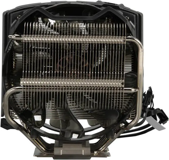 Alt view image 6 of 7 - Cooler Master V8 GTS High Performance CPU Cooler, Horizontal Vapor Chamber, 8 Heatpipes, Aluminum Fins, Dual 120mm Fans, Red LED, AMD /Intel LGA1200/1151/2066