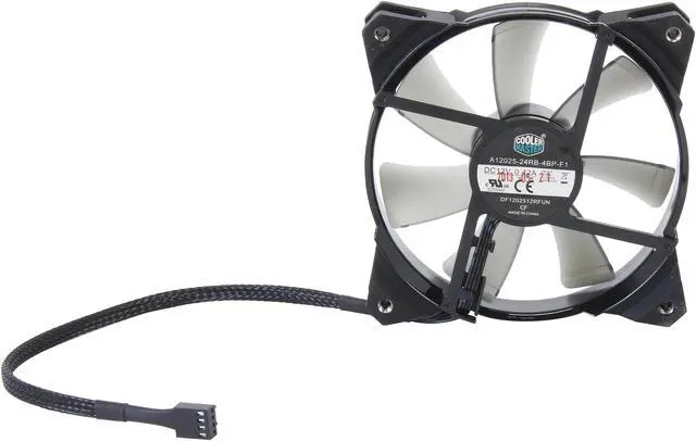 Alt view image 4 of 5 - Cooler Master JetFlo 120 - POM Bearing 120mm High Performance Silent Fan for Computer Cases, CPU Coolers, and Radiators (Black)