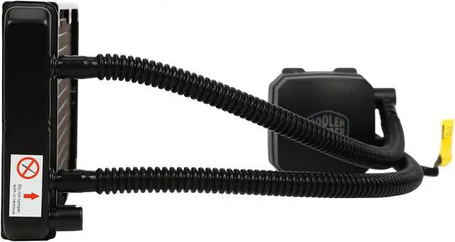 Alt view image 6 of 10 - Cooler Master Nepton 240M - CPU Water Cooling System, All-In-One Kit with 240mm Radiator and 2 Silencio Fans