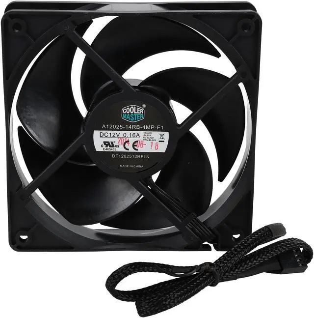 Alt view image 4 of 5 - COOLER MASTER R4-SFNL-14PK-R1 Silencio FP 120 PWM  1400RPM, latest in whisper-quiet cooling performance