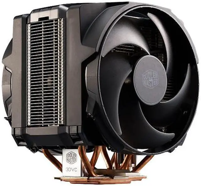 Alt view image 6 of 16 - Cooler Master MasterAir Maker 8 High-end CPU Air Cooler, 3D Vapor Chamber Base, 8 Heatpipes, Aluminum Fins, Dual Silencio FP120 Fans AMD/Intel LGA1200/1151/2066
